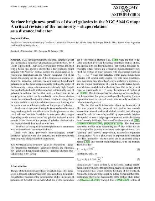 Surface brightness profiles of dwarf galaxies in the NGC 5044 Group