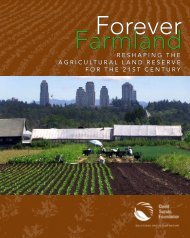 Forever Farmland - David Suzuki Foundation