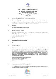 2013 Half Yearly Annual General Meeting Minutes - Yachting Victoria