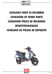 catalogo parti di ricambio catalogue of spare parts ... - Betamotor