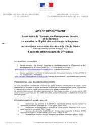 AVIS DE RECRUTEMENT 4 adjoints administratifs de 2Ã¨me ... - Driea