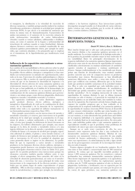 CapÃ­tulo 33. ToxicologÃ­a - Instituto Nacional de Seguridad e Higiene ...