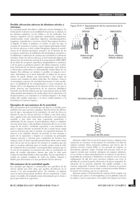 CapÃ­tulo 33. ToxicologÃ­a - Instituto Nacional de Seguridad e Higiene ...