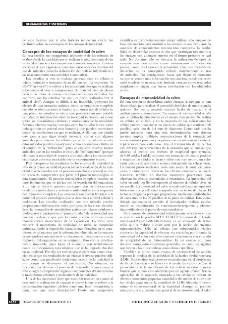 CapÃ­tulo 33. ToxicologÃ­a - Instituto Nacional de Seguridad e Higiene ...