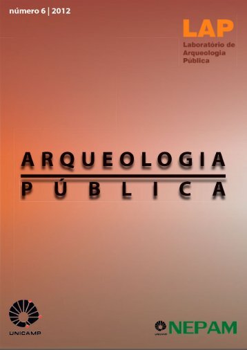 Revista EletrÃ´nica de Arguiologia PÃºblica - Nepam - Unicamp