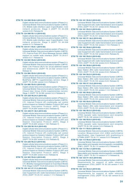 2010 Nr. 3 - Standartizacijos departamentas prie AM