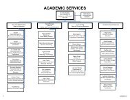 ACADEMIC SERVICES - Arizona Western College