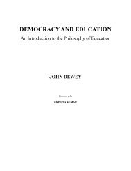 DEMOCRACY AND EDUCATION - eledu.net