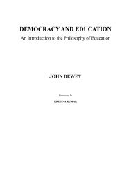 DEMOCRACY AND EDUCATION - eledu.net