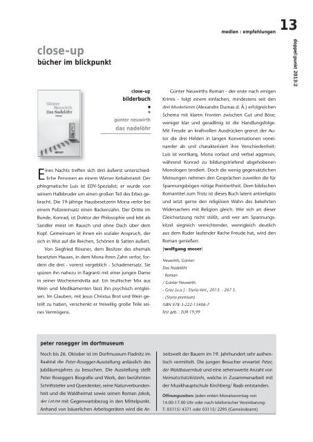 doppel:punkt 2013:02 Fachzeitschrift fÃ¼r Bibliotheken in der ...