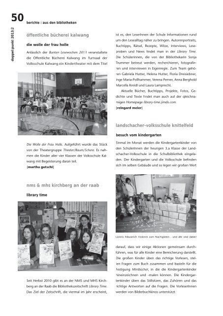 doppel:punkt 2013:02 Fachzeitschrift fÃ¼r Bibliotheken in der ...