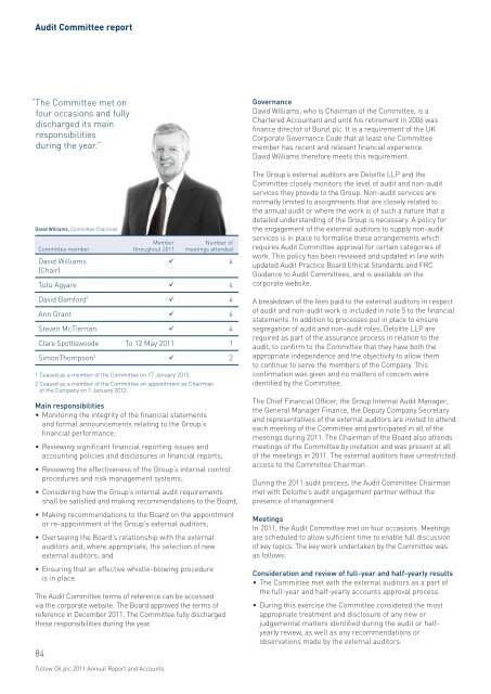 Tullow Oil plc Annual Report 2011 - The Group