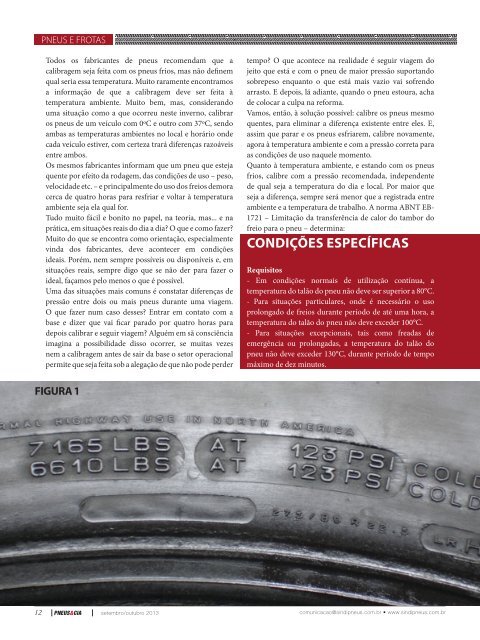 Revista Pneus & Cia. nÂº 35 - Sindipneus