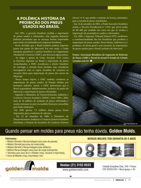 Revista Pneus & Cia. nÂº 35 - Sindipneus