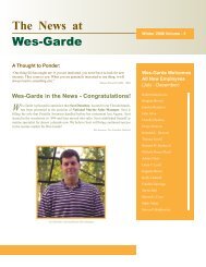 News-Letter Volume 5 - Wes-Garde Components