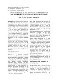 study of physical and mechanical properties of birch plywood