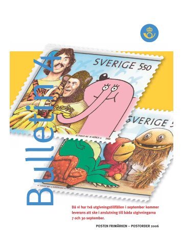 Då vi har två utgivningstillfällen i september kommer ... - Posten