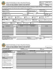 food establishment inspection report food ... - Andy's Web Tools