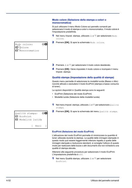 MANUALE DÂ´ISTRUZIONI - Utax