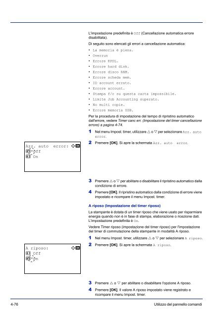 MANUALE DÂ´ISTRUZIONI - Utax