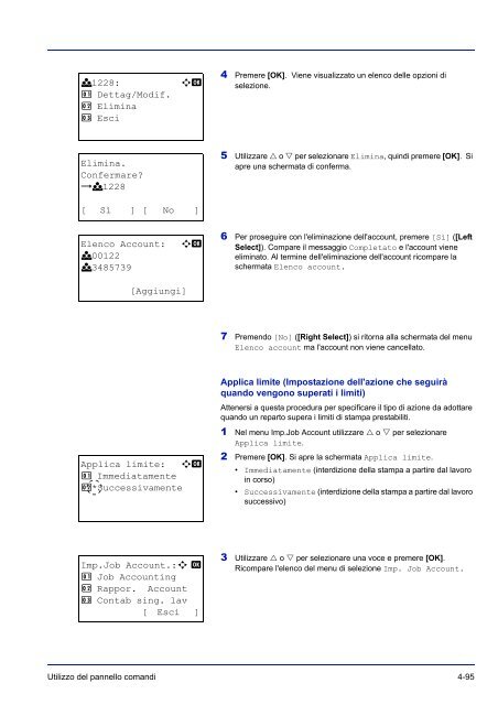 MANUALE DÂ´ISTRUZIONI - Utax