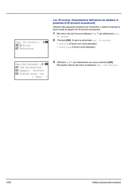 MANUALE DÂ´ISTRUZIONI - Utax