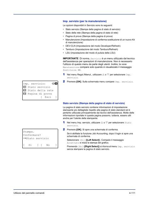 MANUALE DÂ´ISTRUZIONI - Utax