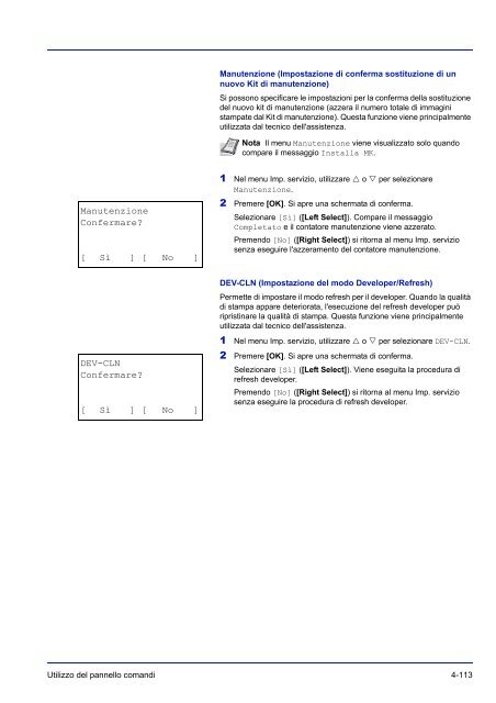 MANUALE DÂ´ISTRUZIONI - Utax