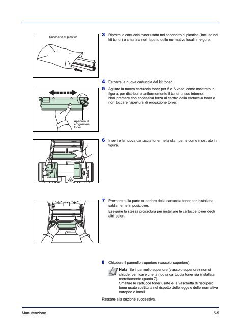 MANUALE DÂ´ISTRUZIONI - Utax