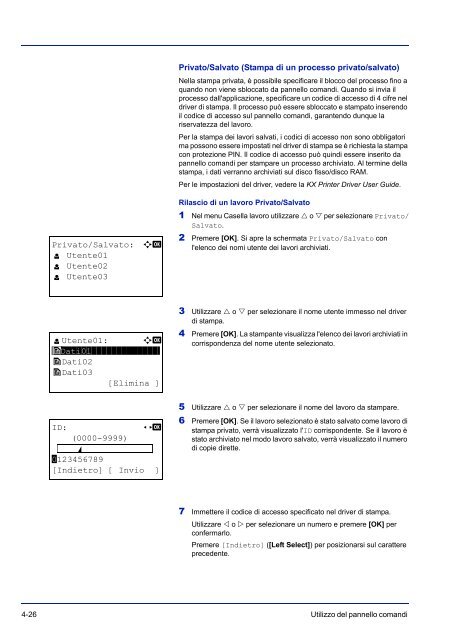 MANUALE DÂ´ISTRUZIONI - Utax