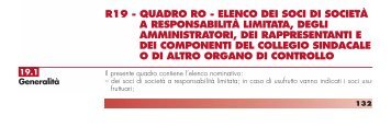 r19 - quadro ro - elenco dei soci di societÃ  a responsabilitÃ  limitata ...