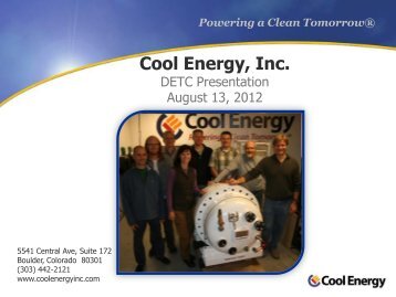 presentation slides - Clean Technology and Sustainable Industries ...