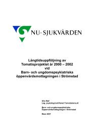 LÃ¥ngtidsuppfÃ¶ljning av Tomatisprojektet Ã¥r 2000 â 2002 vid Barn ...