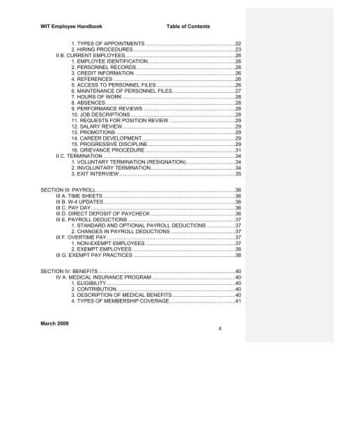 FOREWORD - Wentworth Institute of Technology