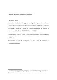 Anorexia: um fracasso do trabalho da melancolia Ana Paula ...