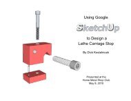 Using Google to Design a Lathe Carriage Stop - Home Metal Shop ...
