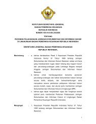 1 KEPUTUSAN SEKRETARIS JENDERAL BADAN PEMERIKSA ...