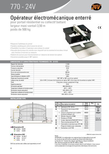 770 - 24V - Faac