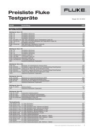 Fluke Preisliste 10/2013 [PDF 111 KB]