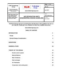 air separation units (engineering design guideline) - KLM ...