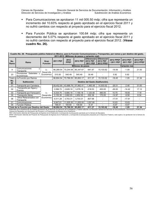 DIRECCIÓN DE SERVICIOS DE INVESTIGACIÓN Y ANÁLISIS ...