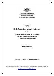 Part 3 Draft Regulation Impact Statement Draft National Code of ...