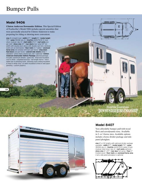 2007 Horse Trailer Brochure - Rvguidebook.com