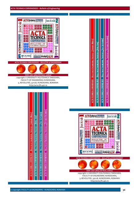 1 - Acta Technica Corviniensis