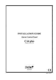 CA-6 installation manual - Satel