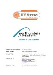 EE015 (Graduate Skills in Chemistry) - National HE STEM Programme