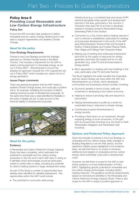 Stafford Road Corridor Area Action Plan