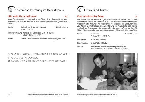 Wir brauchen Ihre Hilfe! - Geburtshaus Bonn