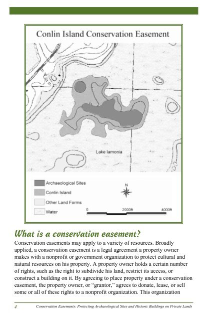 Conservation Easements: Protecting Archaeological Sites and ...