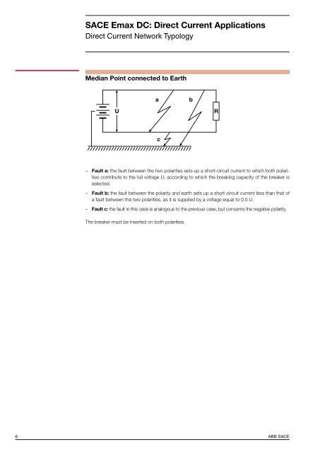 SACE Emax DC: Direct Current Applications - VAE ProSys sro